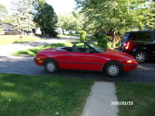 1993 mercury capri base convertible 2-door 1.6l