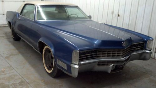 1968 cadillac eldorado one owner low mile original car no reserve project car