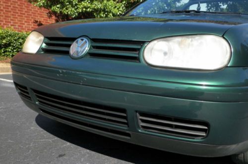2000 VW CABRIO GL CONVERTIBLE 5 SPEED MANUAL GEORGIA OWNED NO RESERVE ONLY, image 15