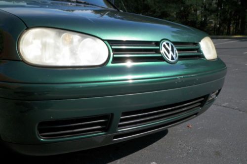 2000 VW CABRIO GL CONVERTIBLE 5 SPEED MANUAL GEORGIA OWNED NO RESERVE ONLY, image 16