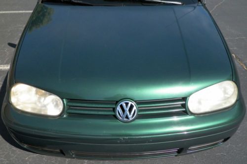 2000 VW CABRIO GL CONVERTIBLE 5 SPEED MANUAL GEORGIA OWNED NO RESERVE ONLY, image 17