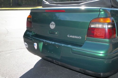 2000 VW CABRIO GL CONVERTIBLE 5 SPEED MANUAL GEORGIA OWNED NO RESERVE ONLY, image 18