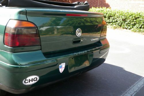 2000 VW CABRIO GL CONVERTIBLE 5 SPEED MANUAL GEORGIA OWNED NO RESERVE ONLY, image 19
