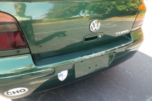 2000 VW CABRIO GL CONVERTIBLE 5 SPEED MANUAL GEORGIA OWNED NO RESERVE ONLY, image 35