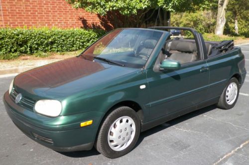 2000 VW CABRIO GL CONVERTIBLE 5 SPEED MANUAL GEORGIA OWNED NO RESERVE ONLY, image 41