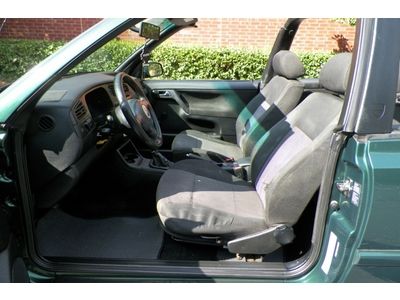 2000 VW CABRIO GL CONVERTIBLE 5 SPEED MANUAL GEORGIA OWNED NO RESERVE ONLY, image 43