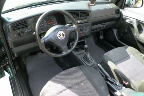 2000 VW CABRIO GL CONVERTIBLE 5 SPEED MANUAL GEORGIA OWNED NO RESERVE ONLY, image 46