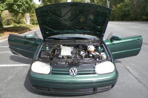 2000 VW CABRIO GL CONVERTIBLE 5 SPEED MANUAL GEORGIA OWNED NO RESERVE ONLY, image 60