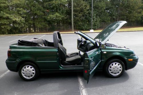 2000 VW CABRIO GL CONVERTIBLE 5 SPEED MANUAL GEORGIA OWNED NO RESERVE ONLY, image 68