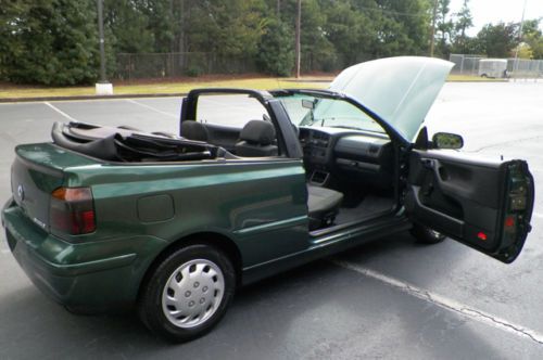 2000 VW CABRIO GL CONVERTIBLE 5 SPEED MANUAL GEORGIA OWNED NO RESERVE ONLY, image 69