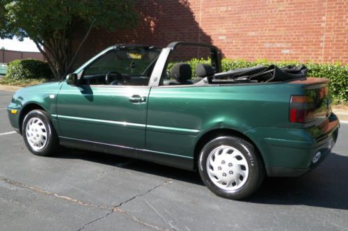 2000 VW CABRIO GL CONVERTIBLE 5 SPEED MANUAL GEORGIA OWNED NO RESERVE ONLY, image 75