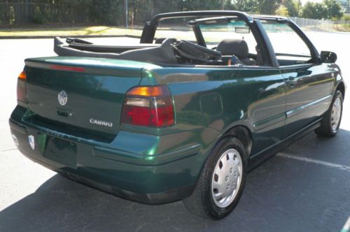 2000 VW CABRIO GL CONVERTIBLE 5 SPEED MANUAL GEORGIA OWNED NO RESERVE ONLY, image 78