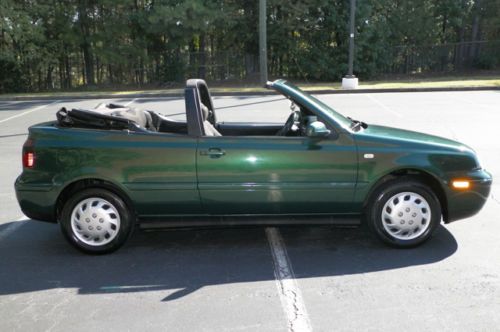 2000 VW CABRIO GL CONVERTIBLE 5 SPEED MANUAL GEORGIA OWNED NO RESERVE ONLY, image 80