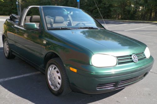 2000 VW CABRIO GL CONVERTIBLE 5 SPEED MANUAL GEORGIA OWNED NO RESERVE ONLY, image 82