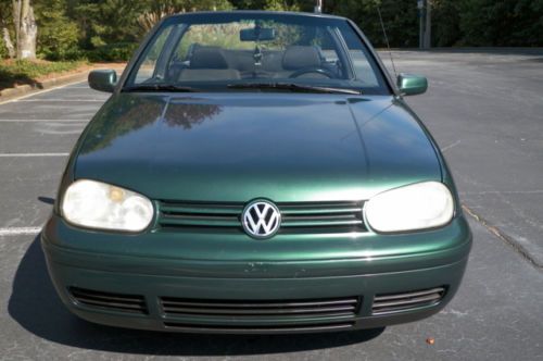 2000 VW CABRIO GL CONVERTIBLE 5 SPEED MANUAL GEORGIA OWNED NO RESERVE ONLY, image 83