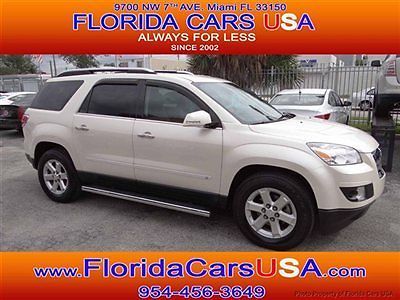 Saturn outlook xr 1-owner low miles leather 3rd row excellent condition florida