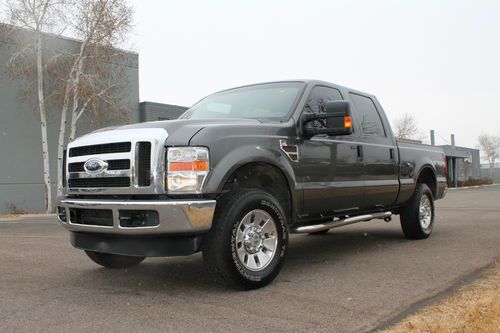 2008 ford f-250 crew cab xlt turbo diesel 4x4 back up cam, park sensors!