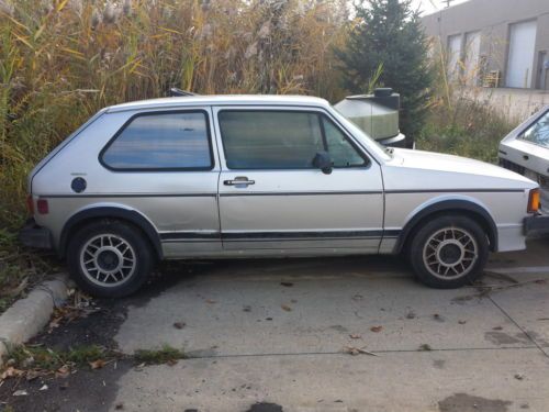 1981 vw rabbit and 1984 vw rabbit gti