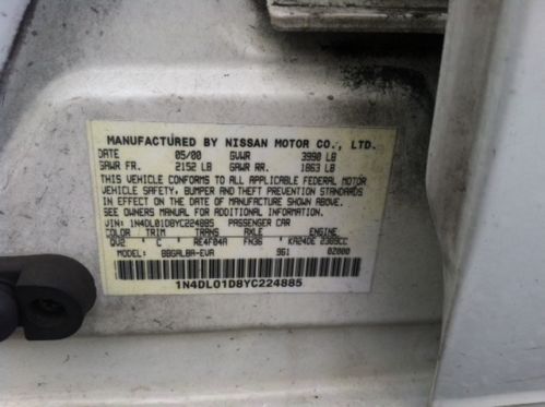 2000 Nissan Altima Car w/ 169K Miles No Reserve!, image 5