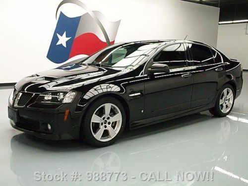 2008 pontiac g8 gt auto htd leather blk on blk 18&#039;s 78k texas direct auto