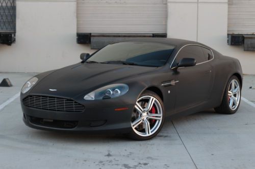 2007 aston martin db9 sport 6 speed black brushed metallic 17k miles no reserve