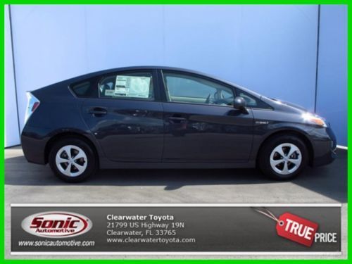 Prius three new hatchback navigation 50mpg hybird entune apps cvt bluetooth