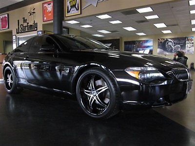 05 bmw 645ci coupe black on black 90k miles extended warranty available