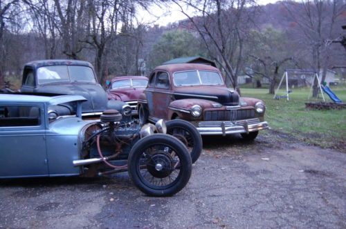 1946 mercury flathead v8 coupe barn find rat hot rod restore project or parts