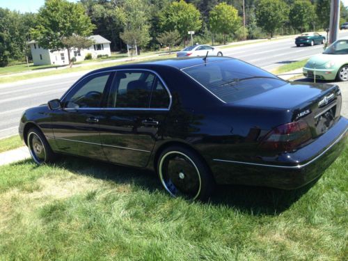 2001 lexus ls 430 ultra luxury package 20&#039; zenetti heri staggered 240,000 miles