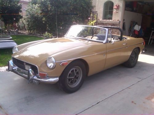 1972 MGB Convertible Original California Car now in Arizona. 11,329 miles, image 12