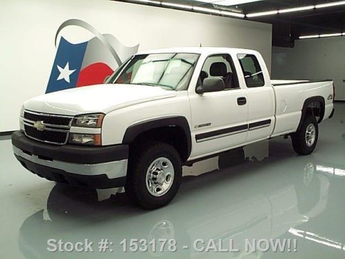 2006 chevy silverado 2500 hd ext cab 4x4 long bed 48k! texas direct auto