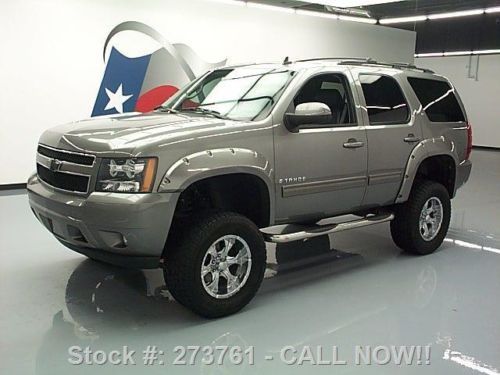 2009 chevy tahoe lt 4x4 lifted 5.3 v8 7pass leather 47k texas direct auto