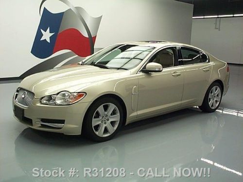 2009 jaguar xf luxury sunroof nav htd leather 28k miles texas direct auto