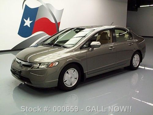 2008 honda civic hybrid sedan auto cruise control 36k!! texas direct auto