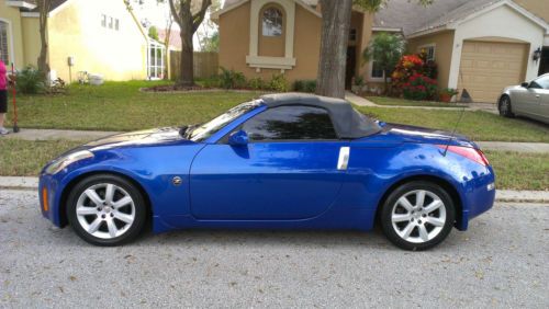 2005 blue touring roadster convertible, 2 door