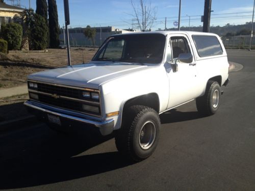 1989 chevrolet blazer silverado sport utility 2-door 5.7l 4x4