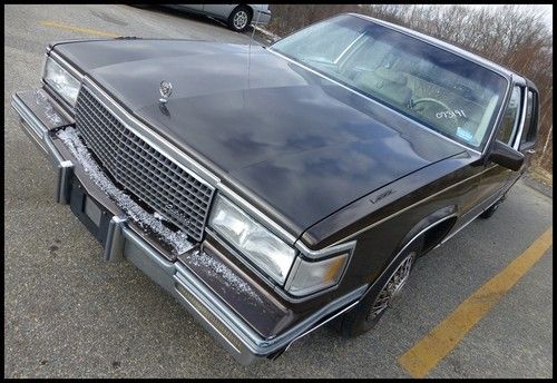 *creampuff* 1987 cadillac fleetwood only 73,000 low miles drives exc no reserve