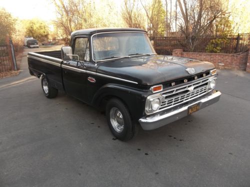 Ford f100 ranger-rare ca black plate/ca truck-old school hotrod