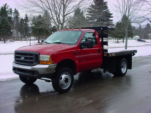 2000 ford f450 xl platform dump/ 7.3l powerstroke diesel with low miles