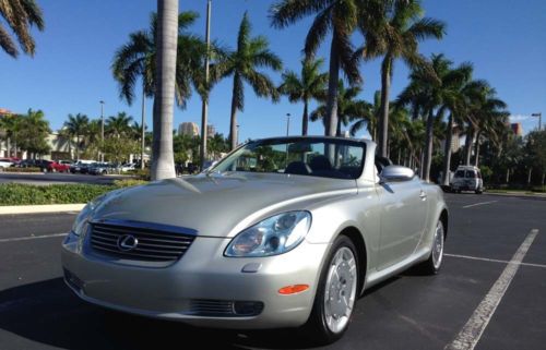 2002 lexus sc430 sc 430 convertible,hard top rust free navigation serviced