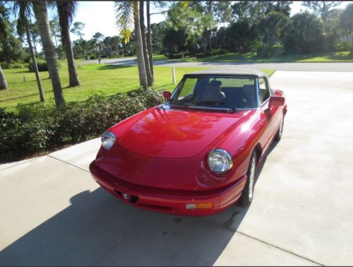 1992 alfa romeo spider veloce 18,000 orignal low miles