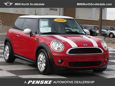 2008 mini cooper hardtop 6spd manual 63k miles red