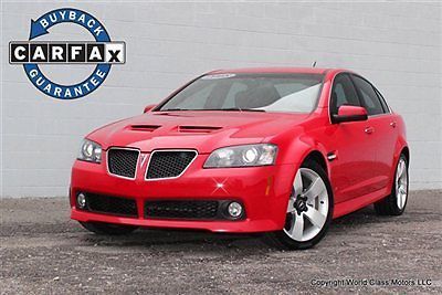 Rare interior! 49k 2008 pontiac g8 gt leather htd seats auto power loaded 09 v8