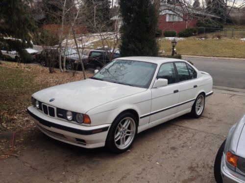 1991 bmw m5 alpine white rebuilt engine