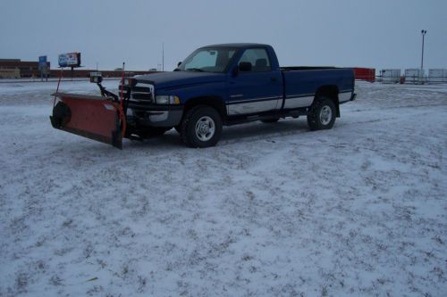 1994 dodge ram 2500 diesel with western snow plow
