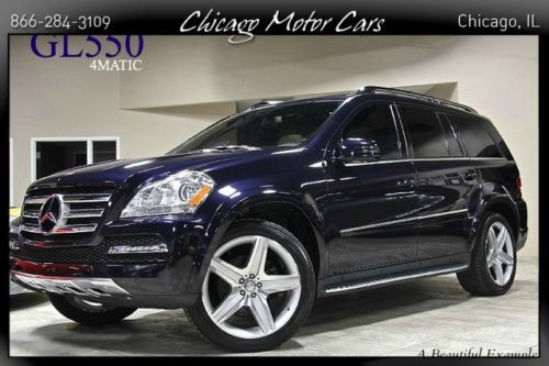 2012 mercedes benz gl550 $90k+msrp navigation rear entertainment 1 owner loaded!