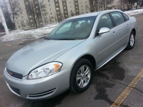 2012 impala ls 4 door sedan silver duel exhaust 3.6 v6 no reserve