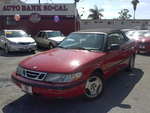 1998 saab 900 s convertible 2-door 2.3l