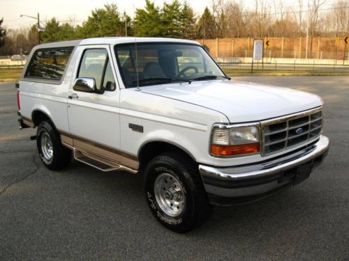 1996 bronco eddie bauer 118k miles!  orig paint!  california truck!  gorgeous