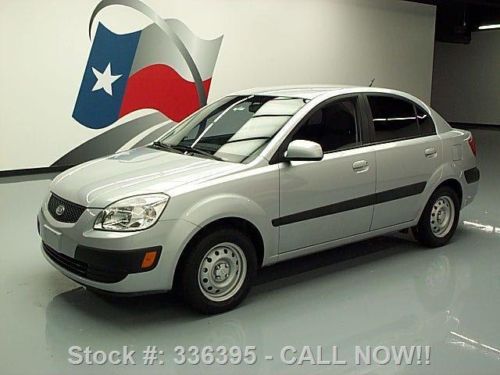 2008 kia rio sedan 5-speed a/c cd player gas saver 24k! texas direct auto